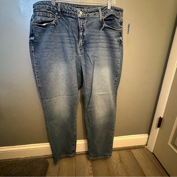 Old Navy Denim - Old Navy High-Rise O.G. Straight Jeans – Secret Smooth Pockets, Size 18, NWT